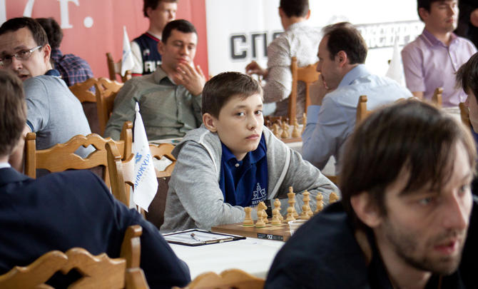 Андрей Есипенко на Командном турнире в Сочи за 3 доской 